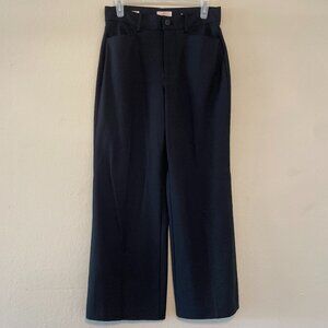 LOFT High Rise Palazzo Petite Black Size 6P